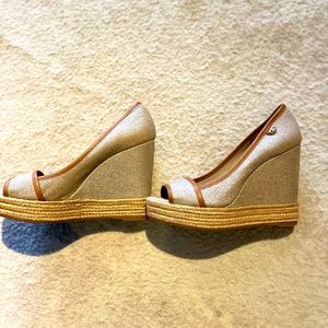Tory Burch High heel espadrille, Sz 9
